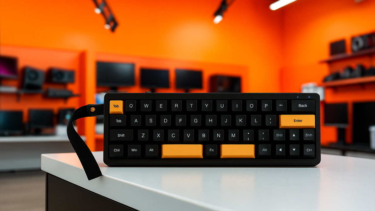 Игровая клавиатура с форм-фактором 40%