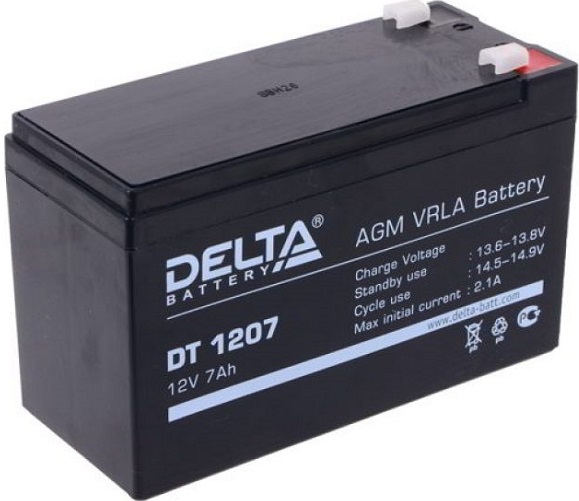 Аккумуляторная батарея для ИБП DELTA Battery DT 1207, главное фото