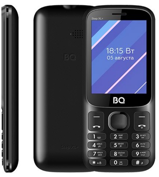Мобильный телефон BQ Step XL+ Black (BQ-2820), главное фото
