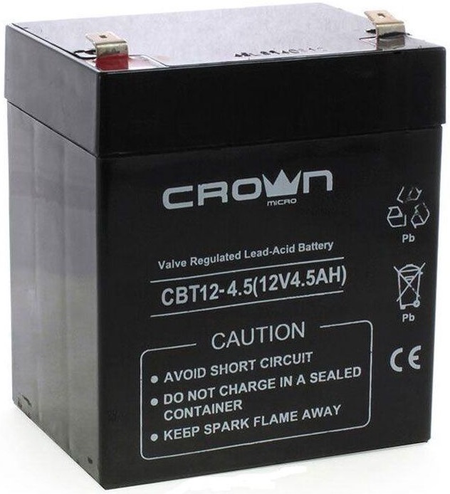 Аккумуляторная батарея для ИБП Crown СВТ-12-5 (CM000001652), главное фото