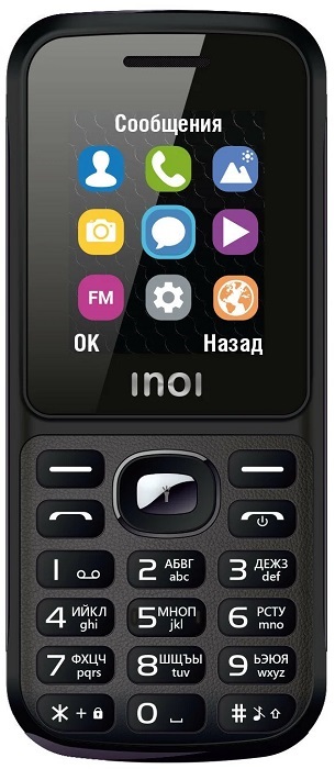 Мобильный телефон INOI 105 Black, главное фото