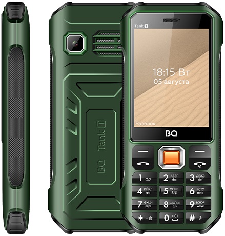 Мобильный телефон BQ Tank T Dark Green (BQ-2824), главное фото