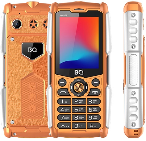 Мобильный телефон BQ Hammer Orange (BQ-2449), главное фото