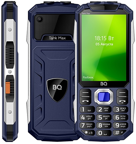 Мобильный телефон BQ Tank Max Blue (BQ-3586), главное фото