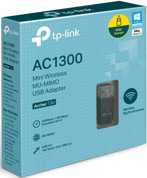 Адаптер WiFi USB TP-Link Archer T3U (AC1300), главное фото