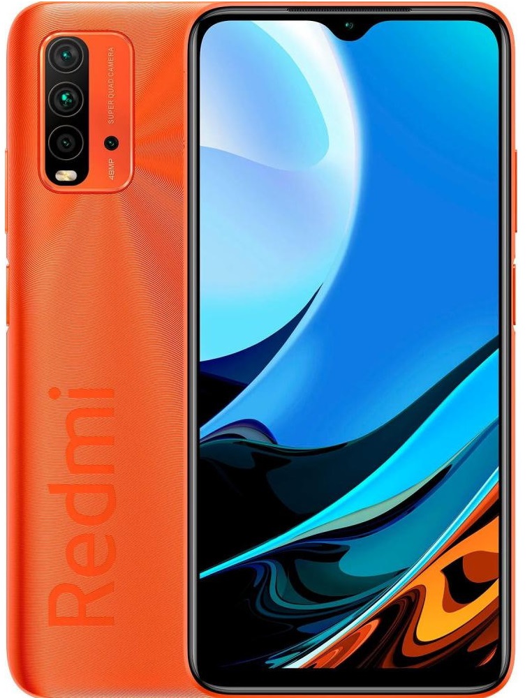 Смартфон Xiaomi Redmi 9T 4/64Гб Sunrise Orange (M2010J19SG), фото 1