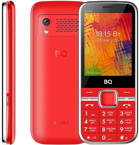 Мобильный телефон BQ ART XL+ Red (BQ-2838), главное фото