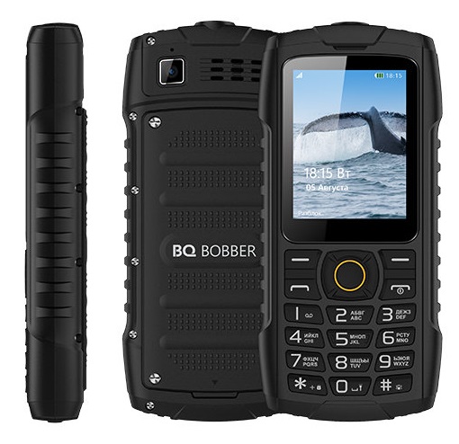 Мобильный телефон BQ Bobber Black (BQ-2439), главное фото