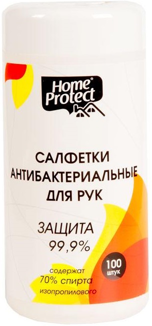 Салфетки антибактериальные Home Protect (HP800005), главное фото