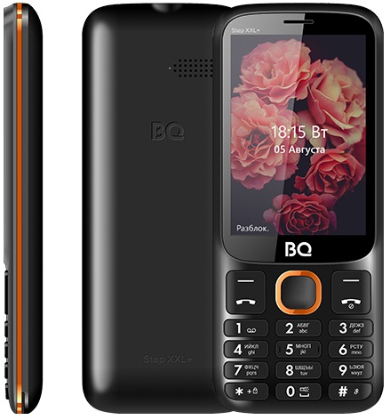 Мобильный телефон BQ Step XXL+ Black Orange (BQ-3590), главное фото