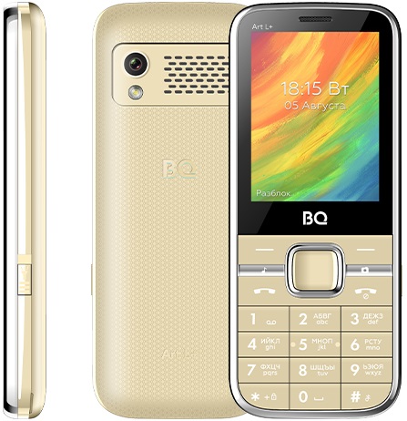 Мобильный телефон BQ ART L+ Gold (BQ-2448), главное фото