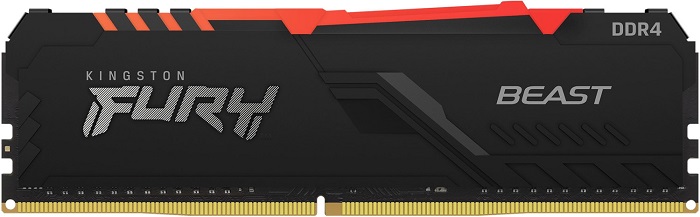 Оперативная память DDR4 32Гб Kingston FURY Beast Black RGB (KF436C18BBA/32), главное фото