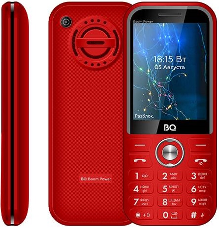 Мобильный телефон BQ Boom Power Red (BQ-2826), главное фото