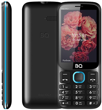 Мобильный телефон BQ Step XXL+ Black Blue (BQ-3590), главное фото