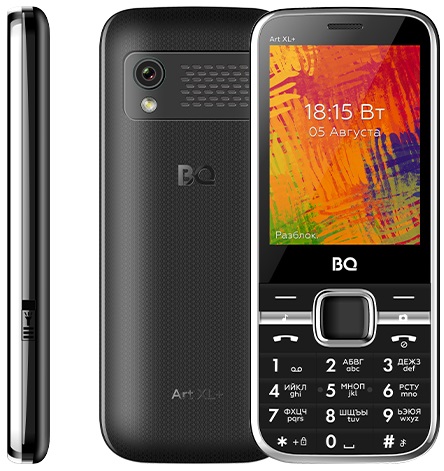 Мобильный телефон BQ ART XL+ Black (BQ-2838), главное фото