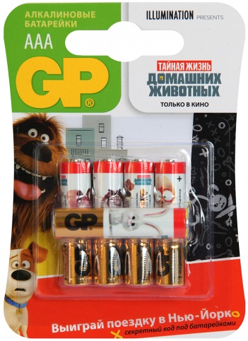 Батарейка AAA GP Super (GP 24A4/1PET-2CR5), главное фото