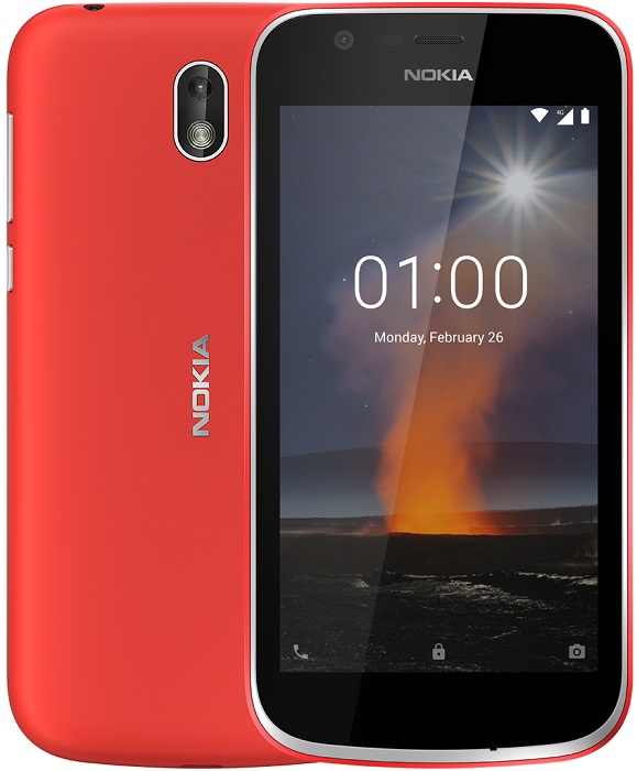 Смартфон Nokia 1 DS TA-1047 Red (11FRTR01A05), главное фото