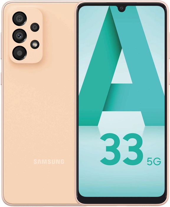 Смартфон Samsung Galaxy A33 5G 8/128Гб Peach (SM-A336EZOHMEA), главное фото