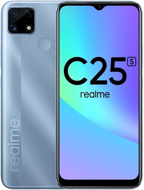 Смартфон Realme C25S 4/128Гб Blue (RMX 3195), фото 1