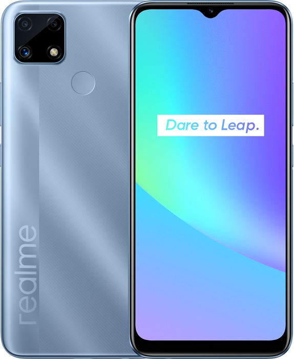 Смартфон Realme C25 4/64Гб Water Blue (RMX 3191), главное фото