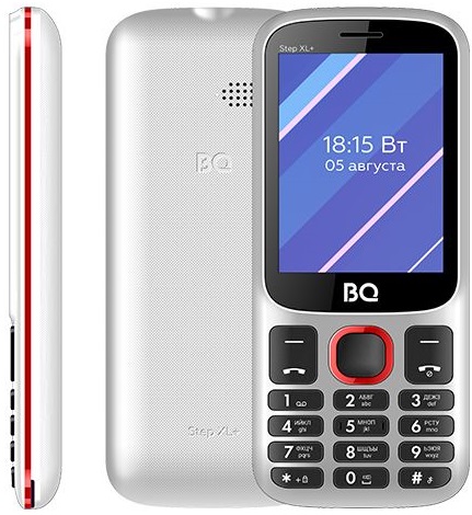 Мобильный телефон BQ Step XL+ White Red (BQ-2820), главное фото