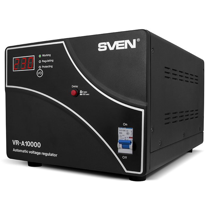 Стабилизатор 10000 ВА Sven VR-A10000 (SV-014902), главное фото