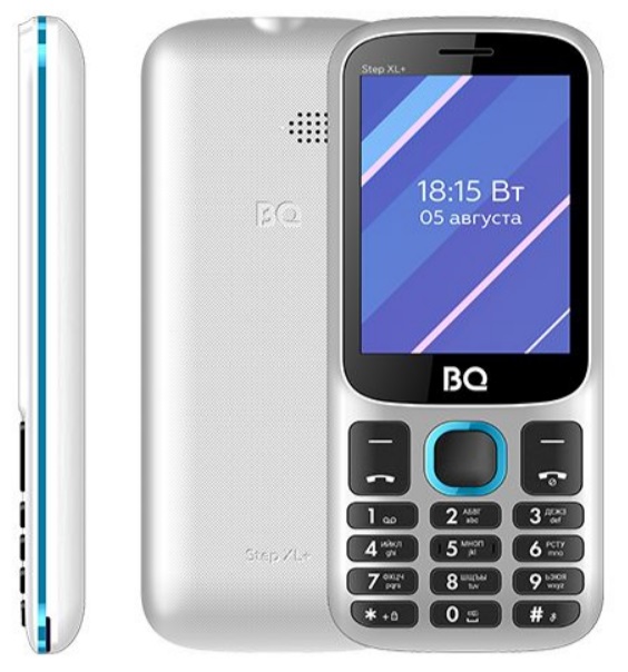 Мобильный телефон BQ Step XL+ White Blue (BQ-2820), главное фото