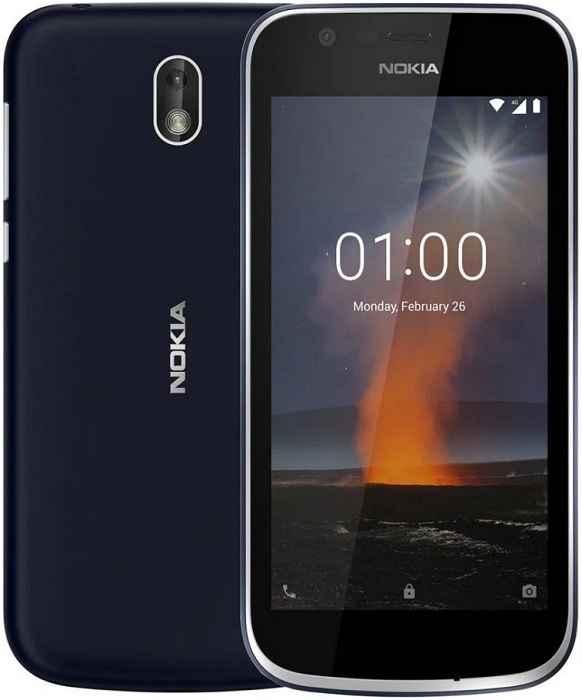 Смартфон Nokia 1 DS TA-1047 Dark Blue (11FRTL01A08), главное фото