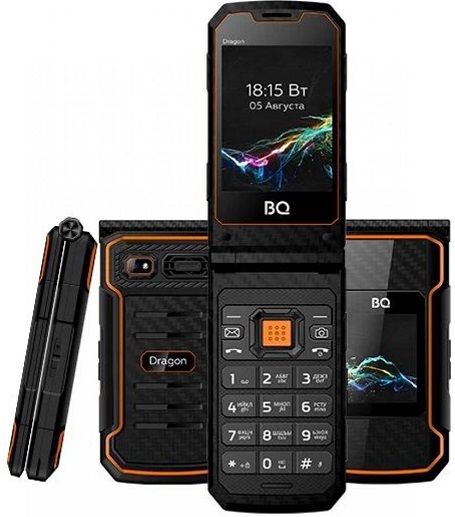 Мобильный телефон BQ Dragon Black Orange (BQ-2822), главное фото