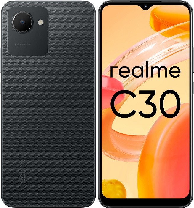 Смартфон Realme C30 2/32Гб Denim Black (RMX3581), главное фото
