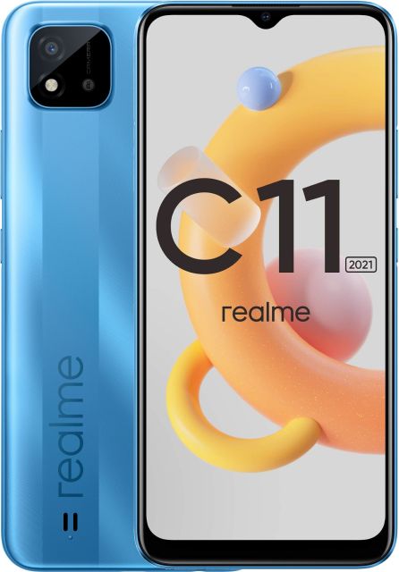 Смартфон Realme C11 2/32Гб 2021 Blue (RMX3231), фото 1