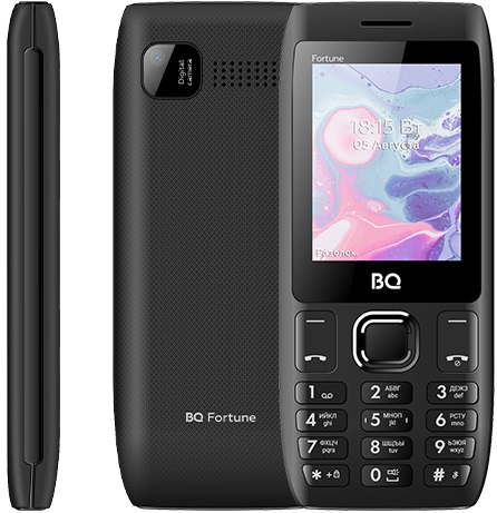 Мобильный телефон BQ Fortune Black (BQ-2450), главное фото