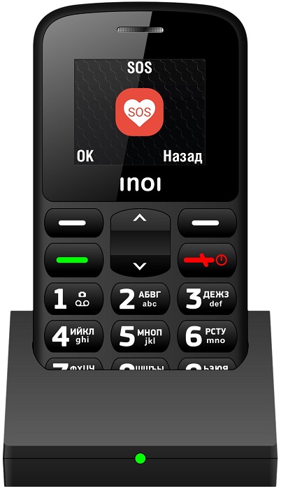Мобильный телефон INOI 117B Black, главное фото