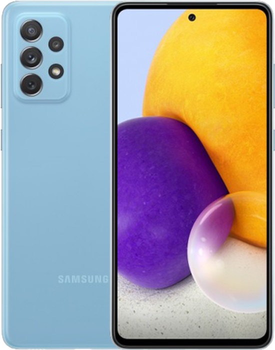 Смартфон Samsung Galaxy A72 6/128Гб Blue (SM-A725FZBDSER), фото 1
