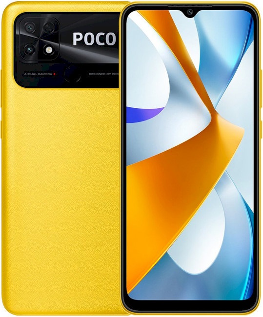 Смартфон POCO C40 4/64Гб Yellow (220333QPG), главное фото
