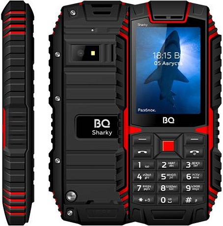 Мобильный телефон BQ Sharky Black Red (BQ-2447), главное фото