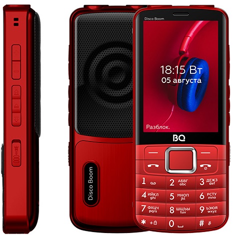 Мобильный телефон BQ Disco Boom Red (BQ-3587), главное фото