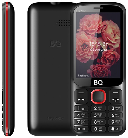 Мобильный телефон BQ Step XXL+ Black+Red (BQ-3590), главное фото