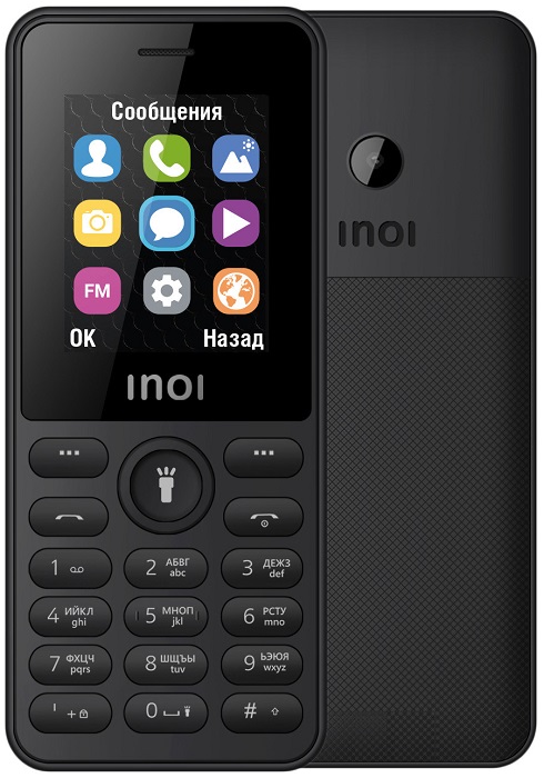Мобильный телефон INOI 109 Black, главное фото