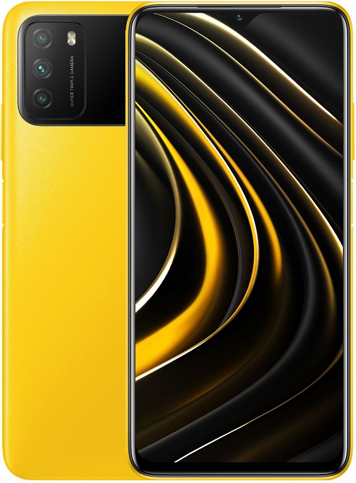 Смартфон POCO M3 4/64Гб Yellow (M2010J19CG), главное фото