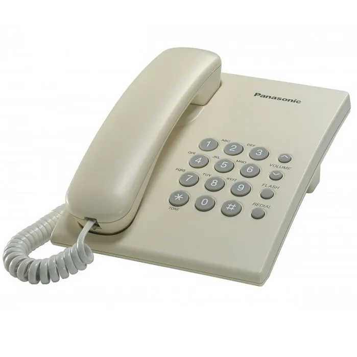 Телефон проводной Panasonic KX-TS2350RUJ