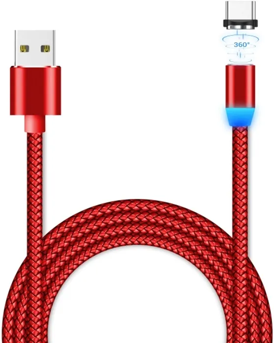 Кабель AM/Type-C USB 2.0 Jet.A JA-DC36 Red