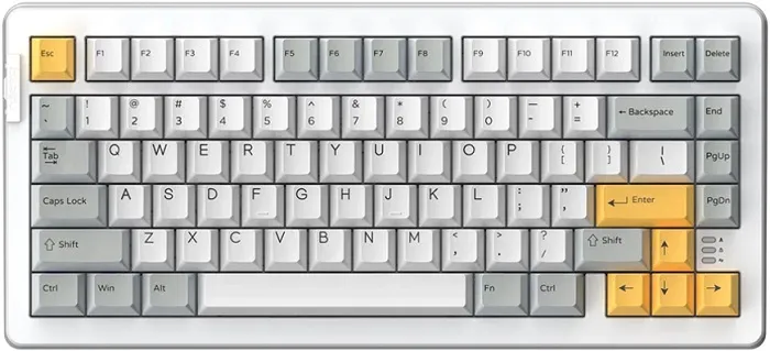 Клавиатура Dareu A81 White-Yellow