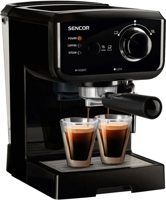 Кофеварка рожковая Sencor SES 1710BK