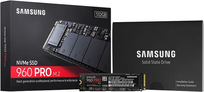 SSD-накопитель M.2 NVMe 512Гб Samsung 960 PRO