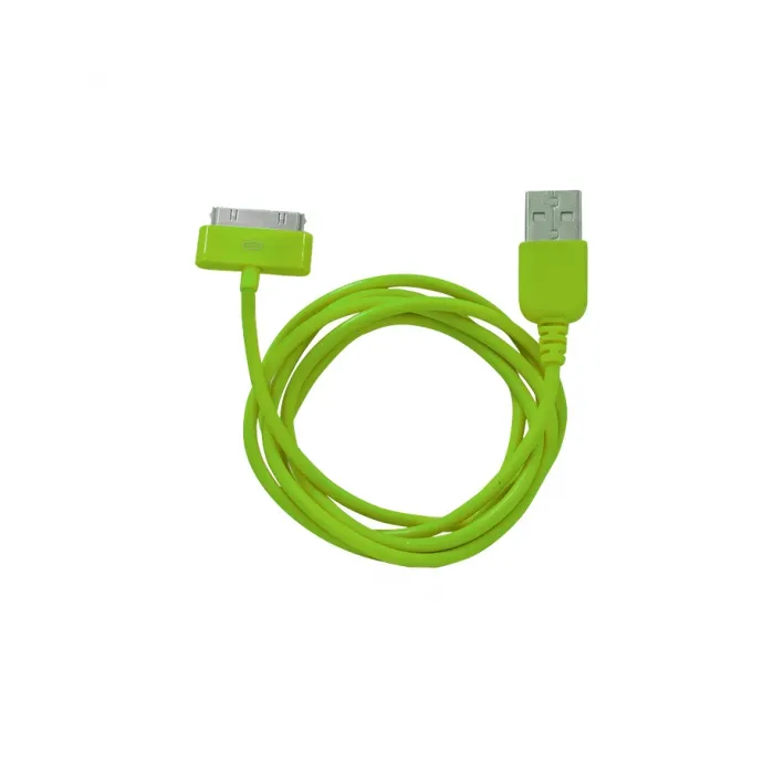 Кабель AM/30pin Human Friends Rainbow C Green