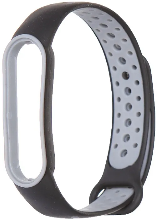 Ремешок силиконовый Xiaomi Mi Band 5/6 Red Line