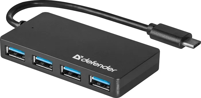 USB-хаб TypeC Defender Quadro Transfer