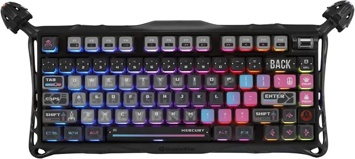 Клавиатура GravaStar Mercury K1 Pro Cyberpunk