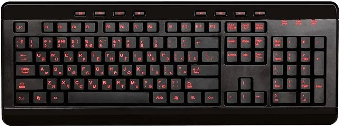 Клавиатура Gembird KBL-007 red